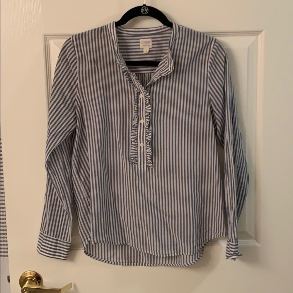 Blue and White stripped top